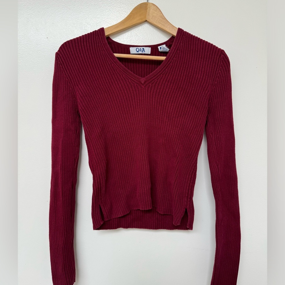 Vintage Burgundy Sweater